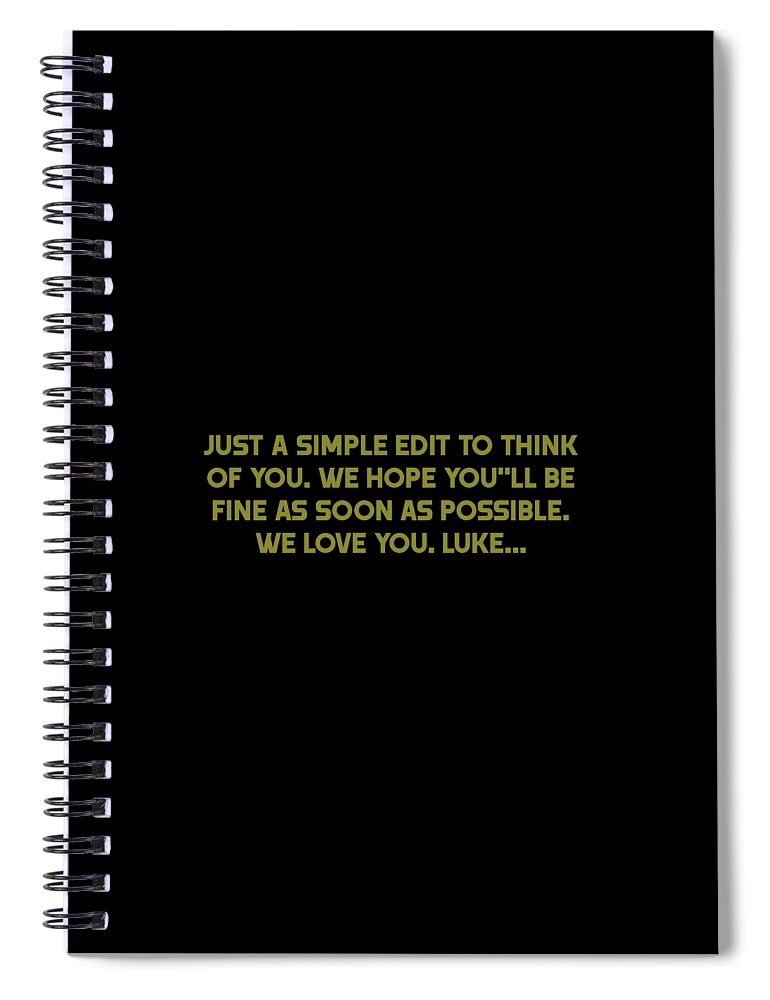   90210 Spiral Notebook featuring the digital art Luke Perry #1 by Sari Widya