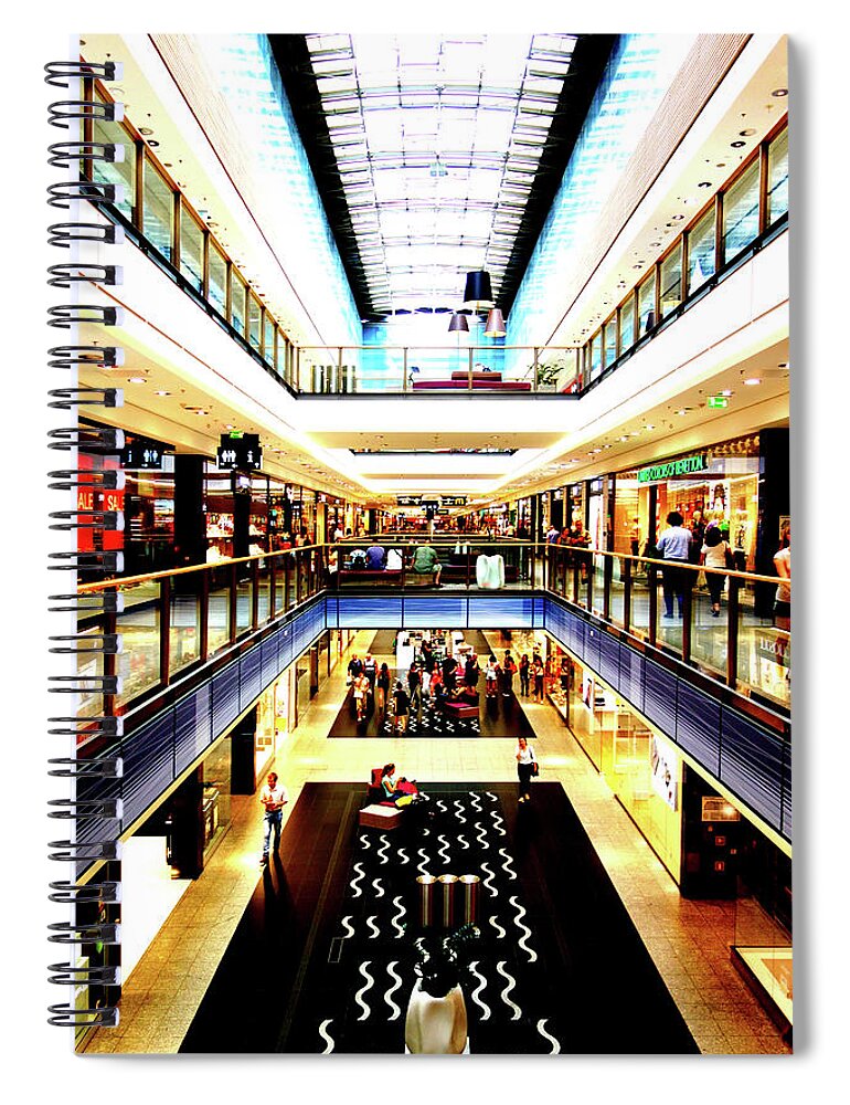 Mall Spiral Notebook featuring the photograph Mall In Krakow, Poland 2 by John Siest