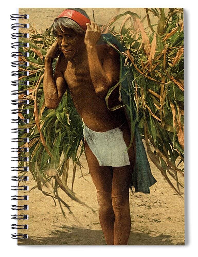 1 Person Spiral Notebook featuring the photograph Moki Farmer #1 by Underwood Archives