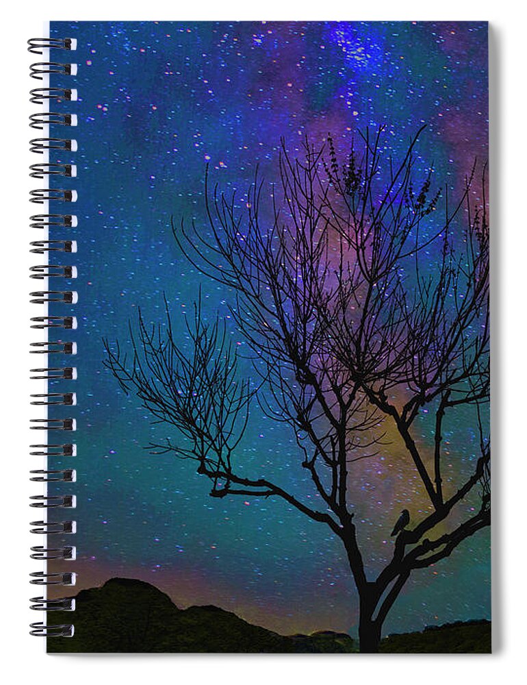 Nightfall Spiral Notebook featuring the photograph Nightfall #1 by Paul Wear