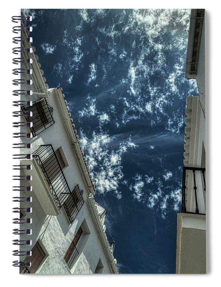 Ocean Spiral Notebook featuring the photograph Ocean in the Sky #1 by Micah Offman