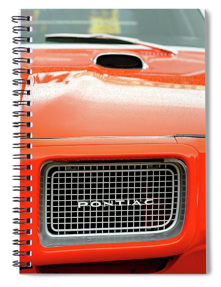 Pontiac Gto Spiral Notebook featuring the photograph Ooooo Orange by Lens Art Photography By Larry Trager