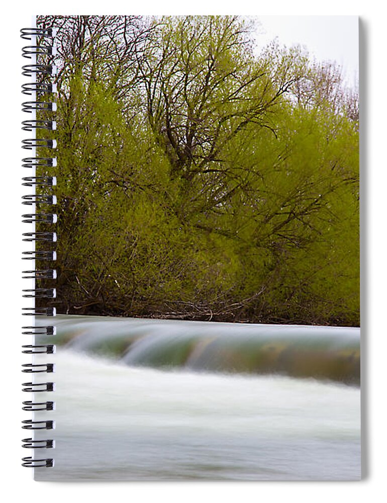 River Spiral Notebook featuring the photograph River Falls by Dart Humeston