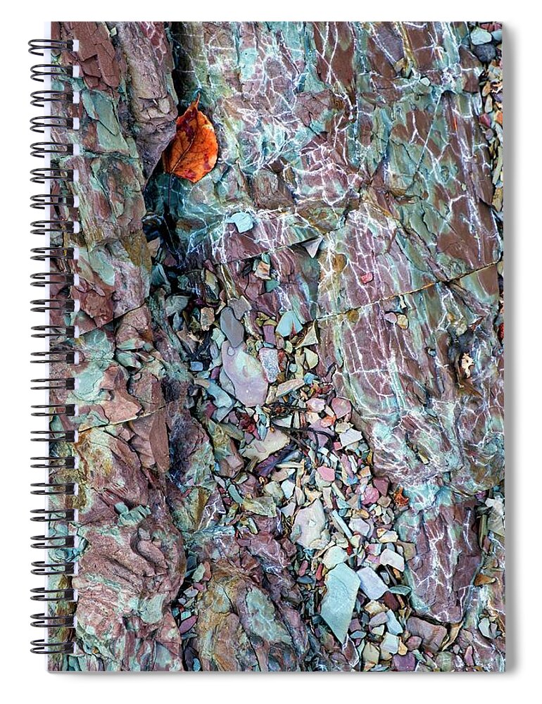 Rocks Spiral Notebook featuring the photograph Rocks 1 #1 by Alan Norsworthy
