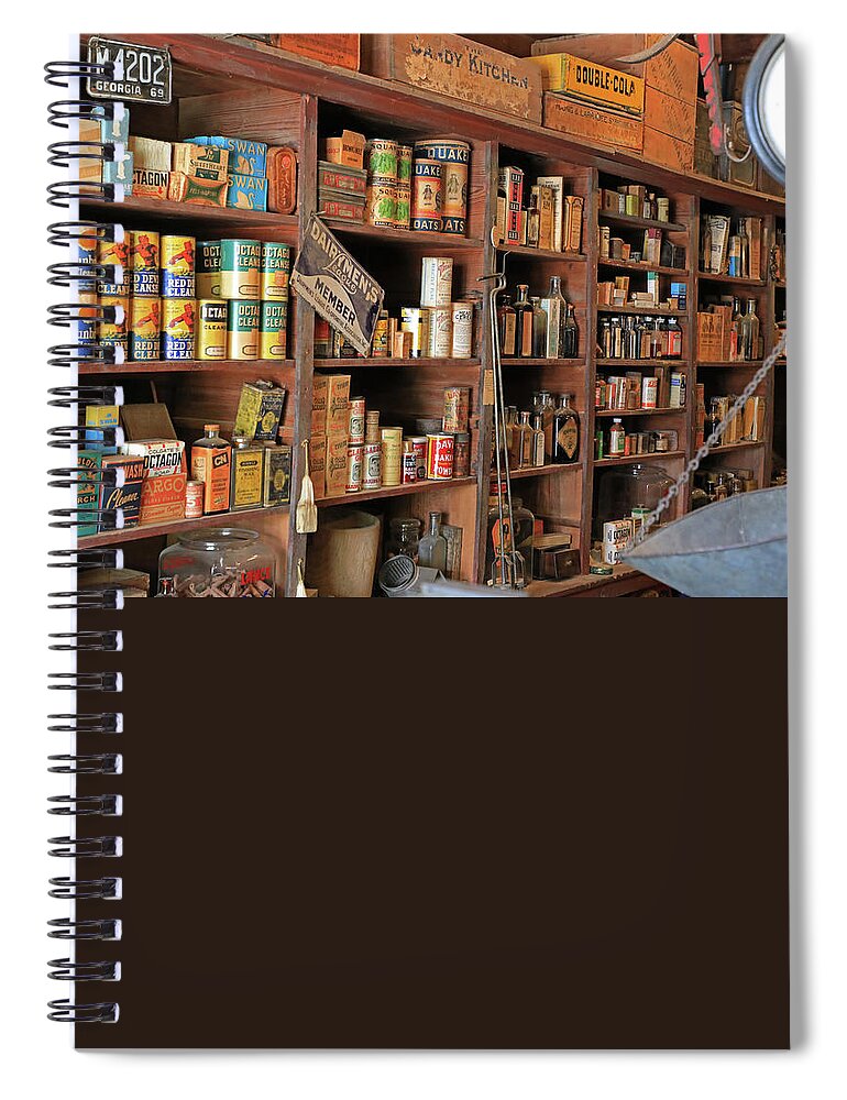 Sautee Nacoocee Spiral Notebook featuring the photograph Sautee General Store - Georgia #2 by Richard Krebs