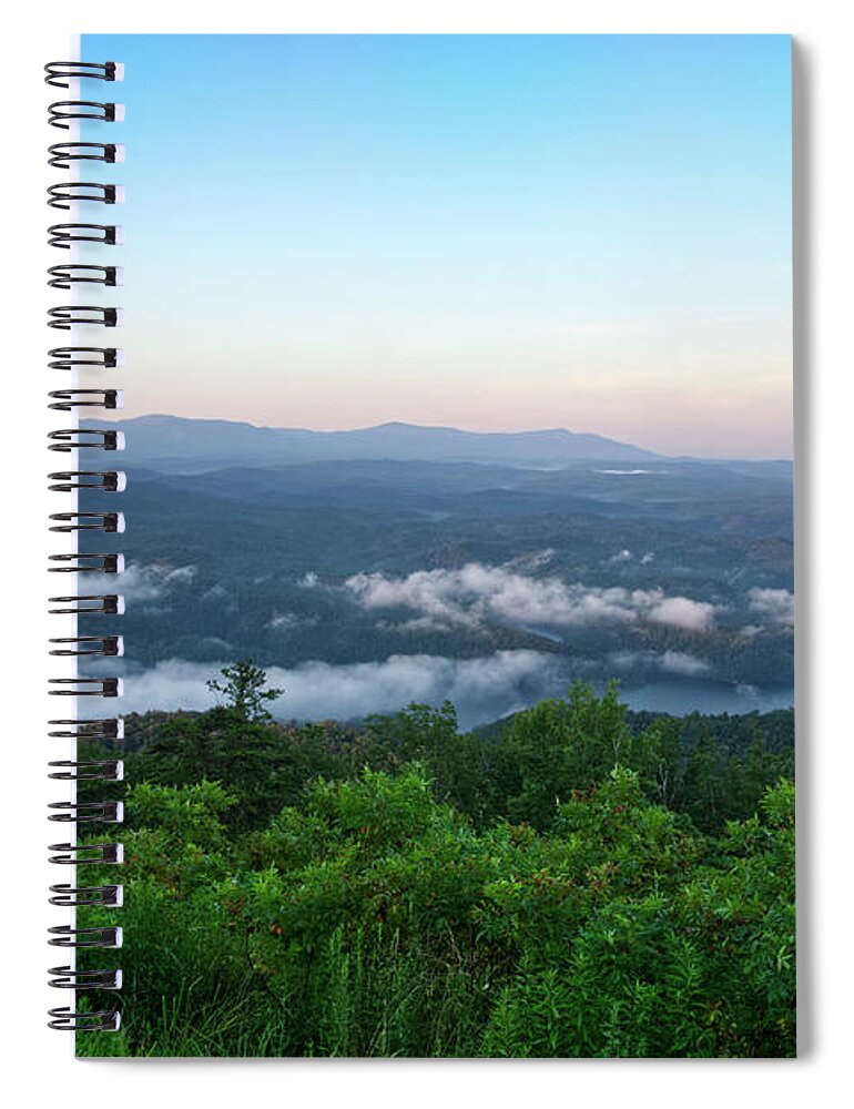 Lake Ocoee Spiral Notebook featuring the photograph Scenic Overlook 7 #1 by Phil Perkins