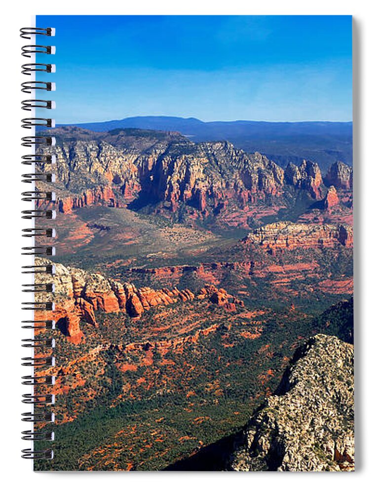 Red Rock Cliffs Sedona Arizona Fstop101 Landscape Sandstone Spiral Notebook featuring the photograph Sedona Arizona #2 by Geno