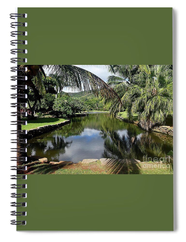 Smith's Spiral Notebook featuring the photograph Smith's Tropical Paradise #1 by Cindy Murphy