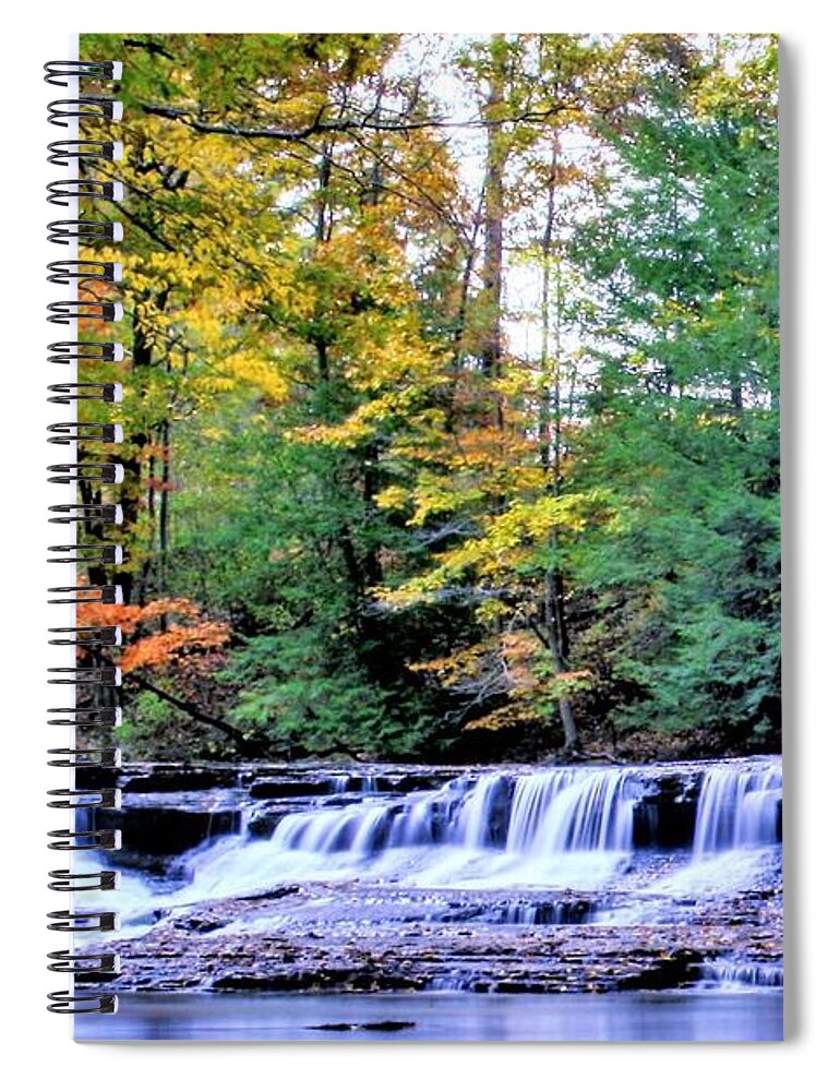  Spiral Notebook featuring the photograph South Chagrin by Brad Nellis