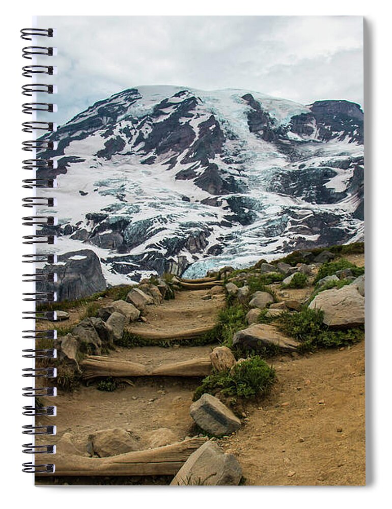 Mount Rainier National Park Spiral Notebook featuring the photograph Stairway to Heaven #1 by Doug Scrima
