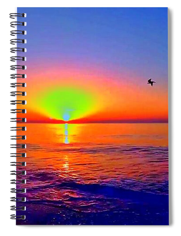 Sunrise Spiral Notebook featuring the photograph Sunrise Beach 2 by Rip Read