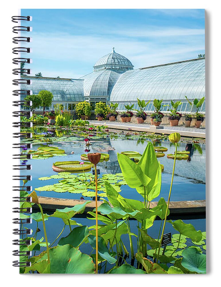 Botanical Gardens Spiral Notebook featuring the photograph The New York Botanical Garden #1 by June Marie Sobrito