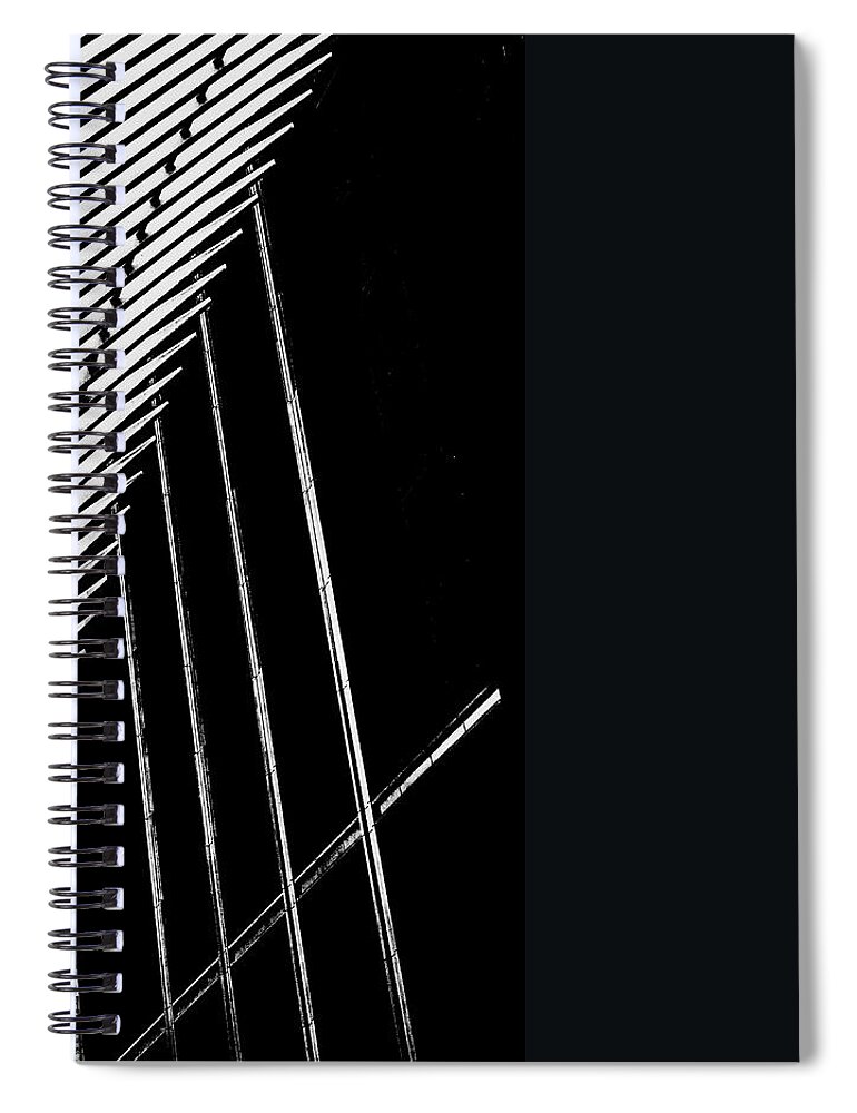 The Oculus Spiral Notebook featuring the photograph The Oculus Details by Alina Oswald
