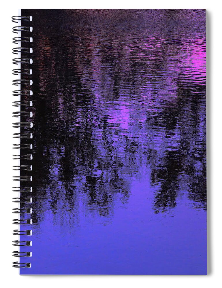 Reflection Spiral Notebook featuring the photograph The Tone Of Silent Weeping by Cynthia Dickinson