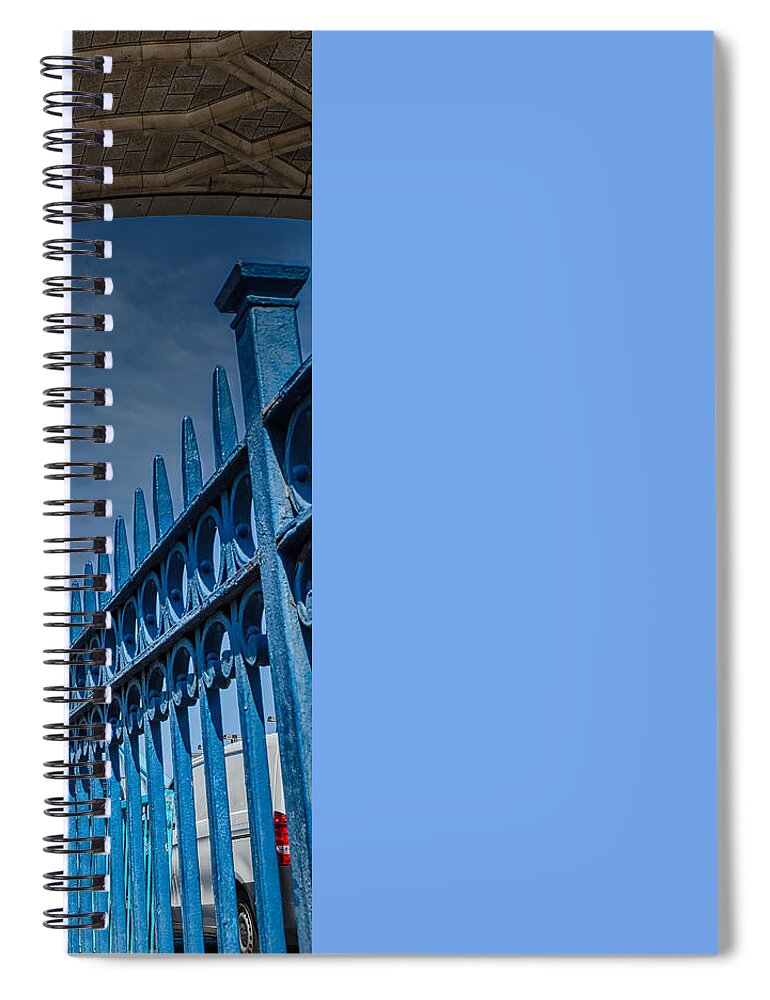 Tower Bridge Spiral Notebook featuring the photograph Tower Bridge from St Katharine Docks by Raymond Hill