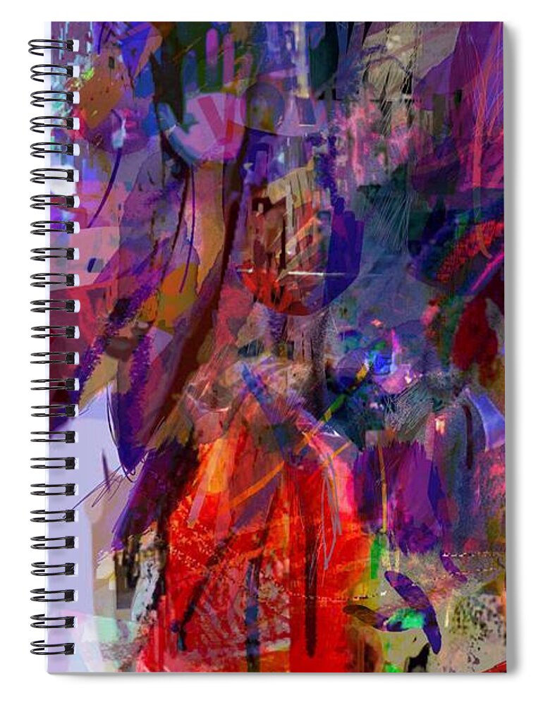 Protests Spiral Notebook featuring the digital art Us 2020 #2 by Joe Roache