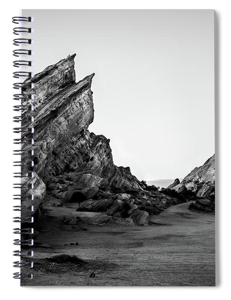 Vazquez Spiral Notebook featuring the photograph Vasquez Rocks #1 by Ryan Workman Photography