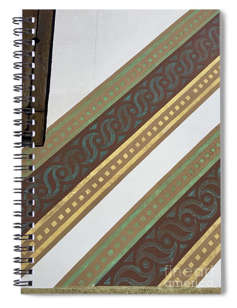 House Spiral Notebook featuring the photograph Wall #1 by Flavia Westerwelle