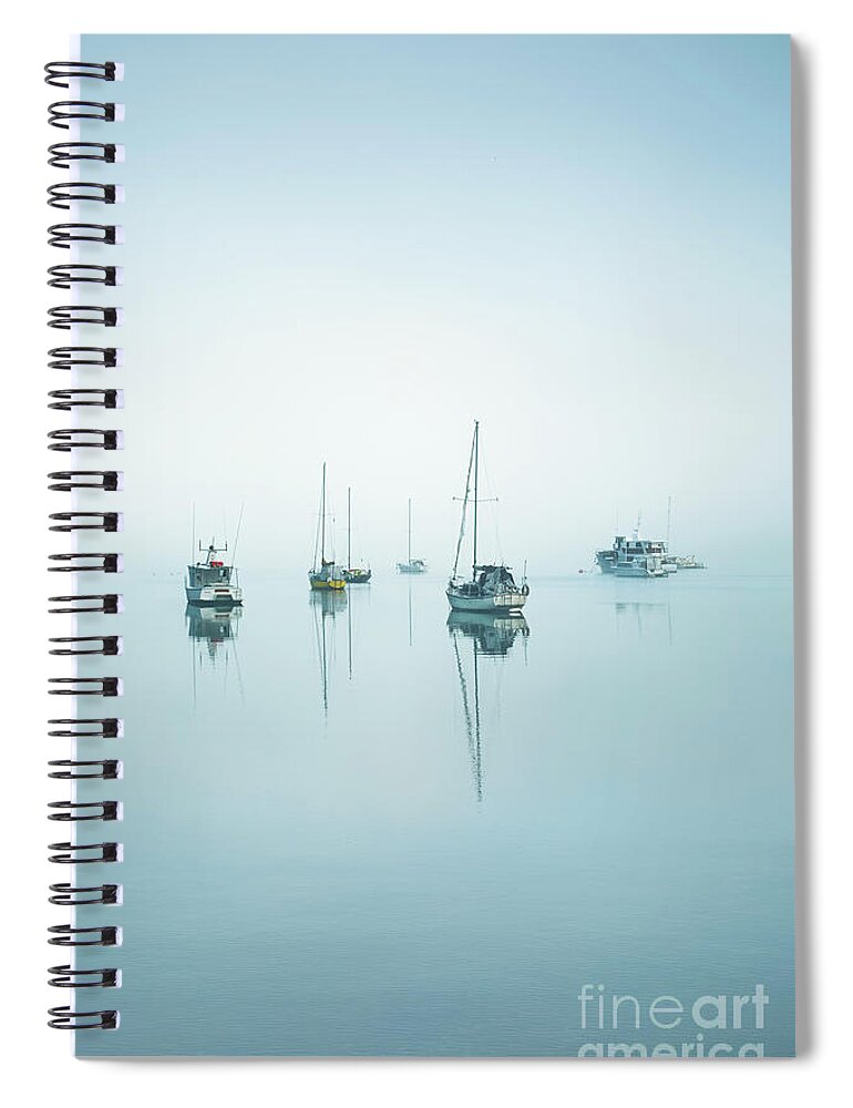 Kremsdorf Spiral Notebook featuring the photograph Whispers In The Mist #1 by Evelina Kremsdorf