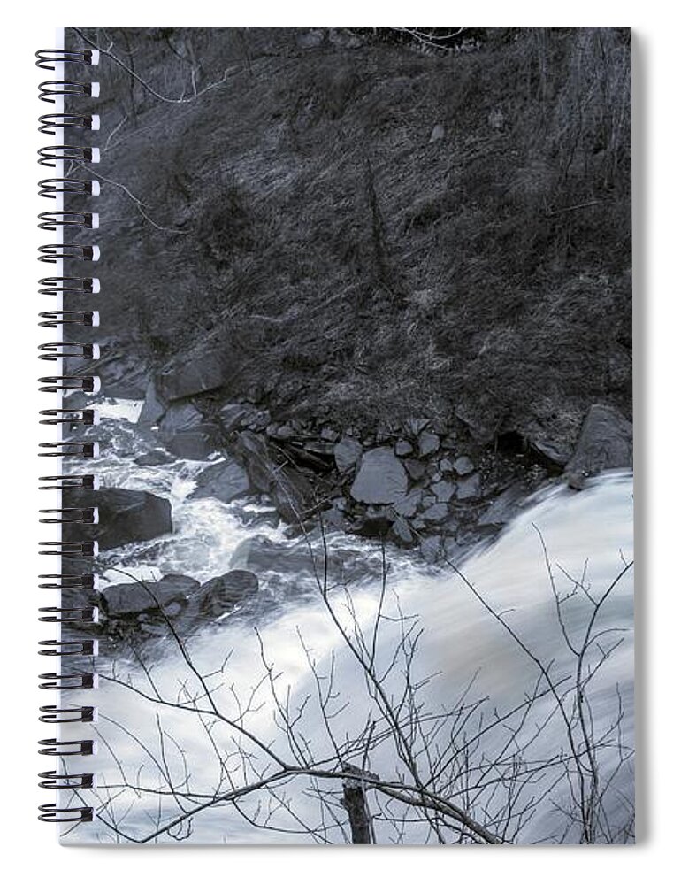  Spiral Notebook featuring the photograph Brandywine Falls by Brad Nellis