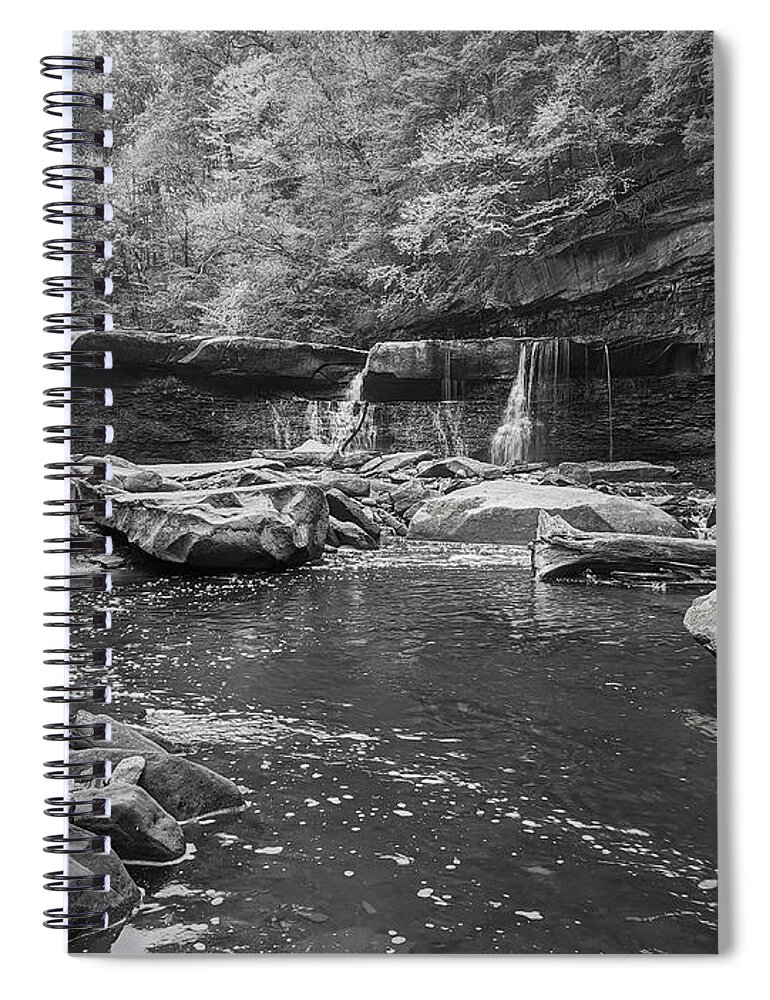  Spiral Notebook featuring the photograph Great Falls #10 by Brad Nellis