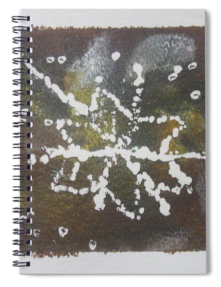  Spiral Notebook featuring the drawing 102-1119 by AJ Brown