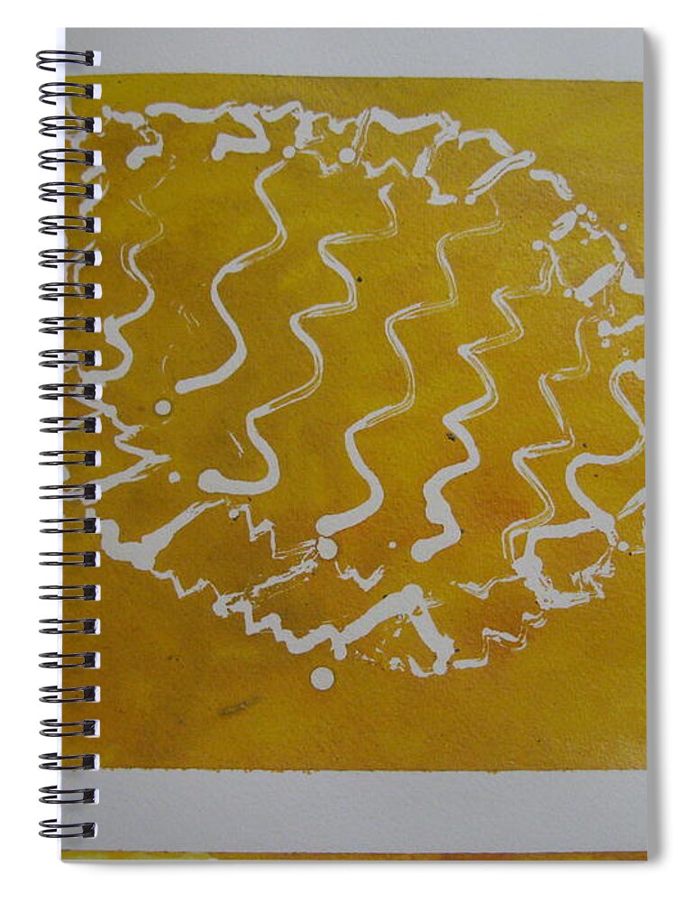  Spiral Notebook featuring the drawing 102-1218 by AJ Brown