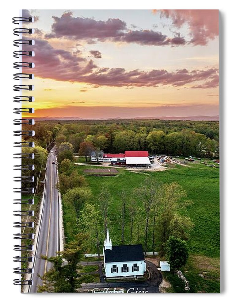  Spiral Notebook featuring the photograph Rochester #103 by John Gisis