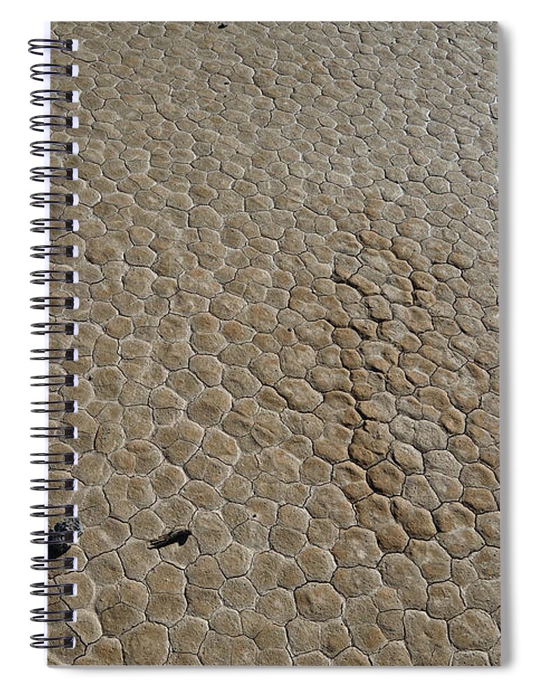 California Spiral Notebook featuring the photograph The Racetrack Playa #11 by Jonathan Babon