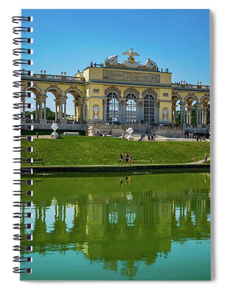 #travel #nature #photography #travelphotography #love #photooftheday #instagood #travelgram #picoftheday #instagram #photo #beautiful #art #like #naturephotography #follow #wanderlust #happy #adventure #instatravel #travelblogger #landscape #summer #trip #style #explore Spiral Notebook featuring the photograph Vienna Gardens #16 by Angela Carrion Photography