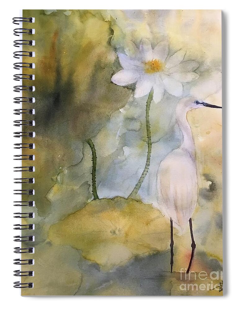 1192021 Spiral Notebook featuring the painting 1192021 by Han in Huang wong