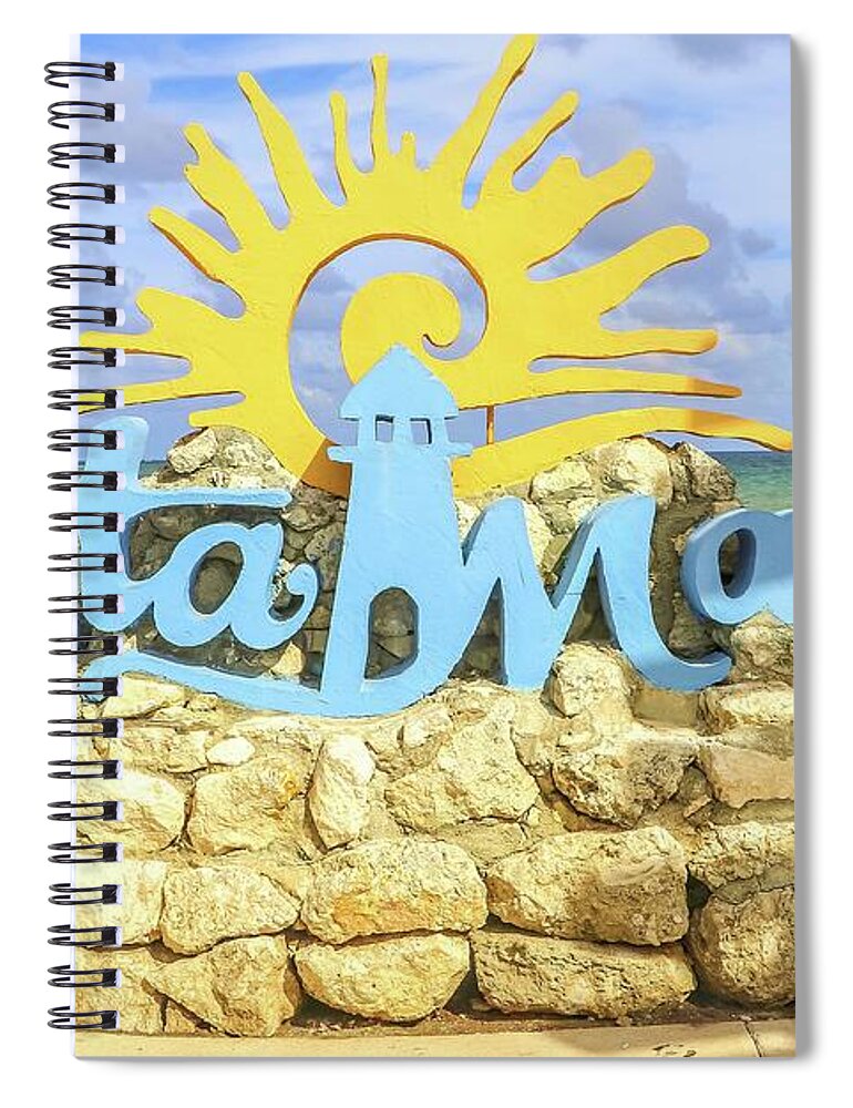 Costa Maya Mexico Spiral Notebook featuring the photograph Costa Maya Mexico by Paul James Bannerman