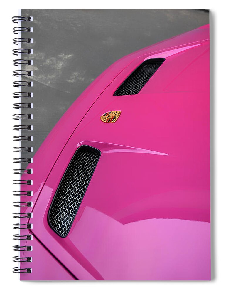 Cars Spiral Notebook featuring the photograph #Porsche #GT3 #Print #12 by ItzKirb Photography