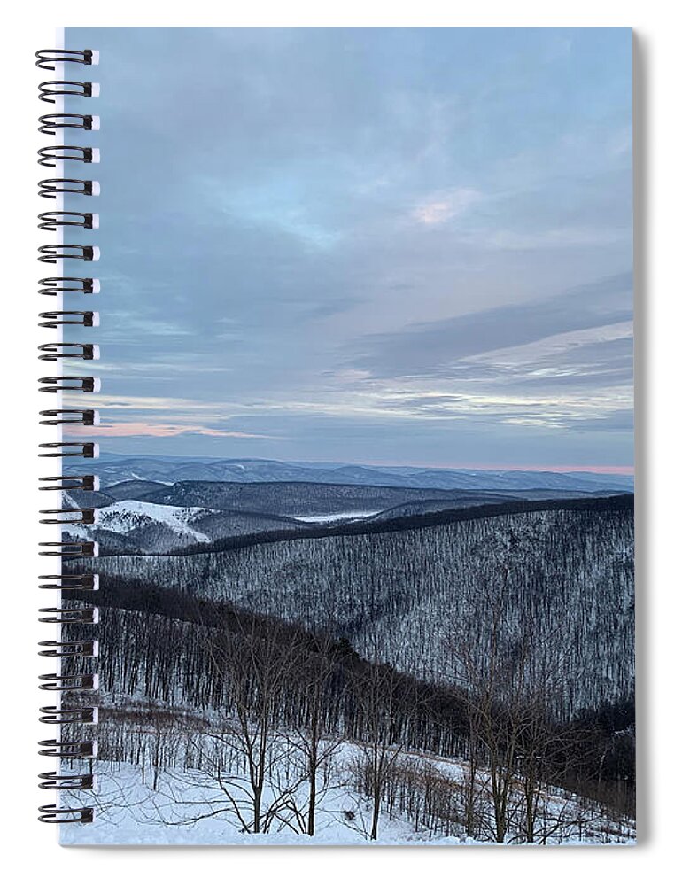  Spiral Notebook featuring the photograph Winter Wonderland #13 by Annamaria Frost