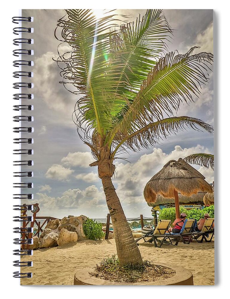 Costa Maya Mexico Spiral Notebook featuring the photograph Costa Maya Mexico #14 by Paul James Bannerman
