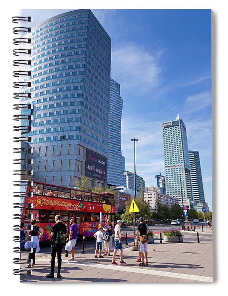  Spiral Notebook featuring the photograph Warsaw #14 by Bill Robinson