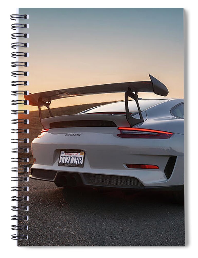 Cars Spiral Notebook featuring the photograph #Porsche #GT3RS #Print #15 by ItzKirb Photography