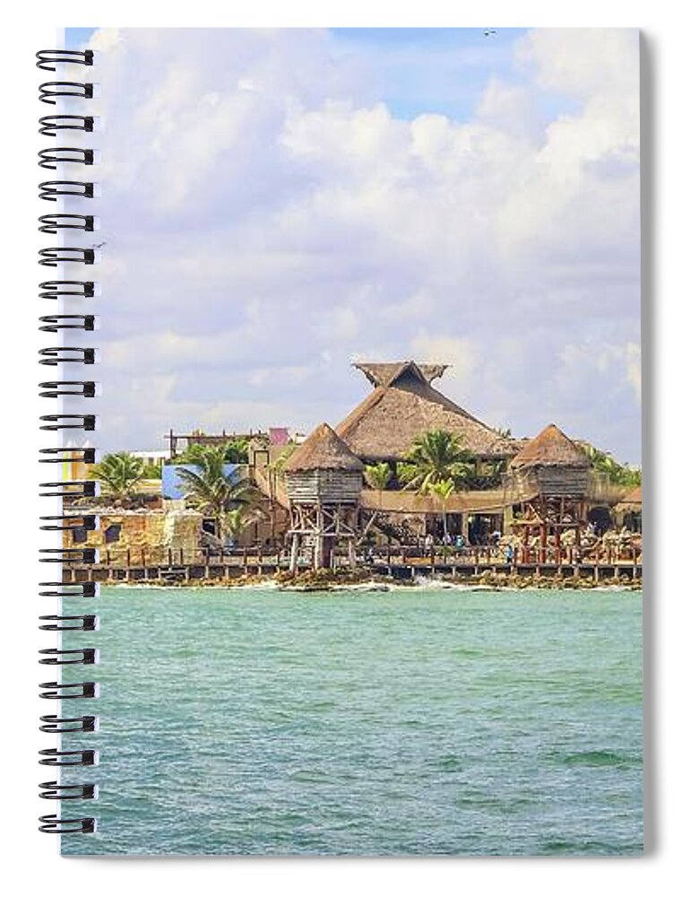 Costa Maya Mexico Spiral Notebook featuring the photograph Costa Maya Mexico #16 by Paul James Bannerman