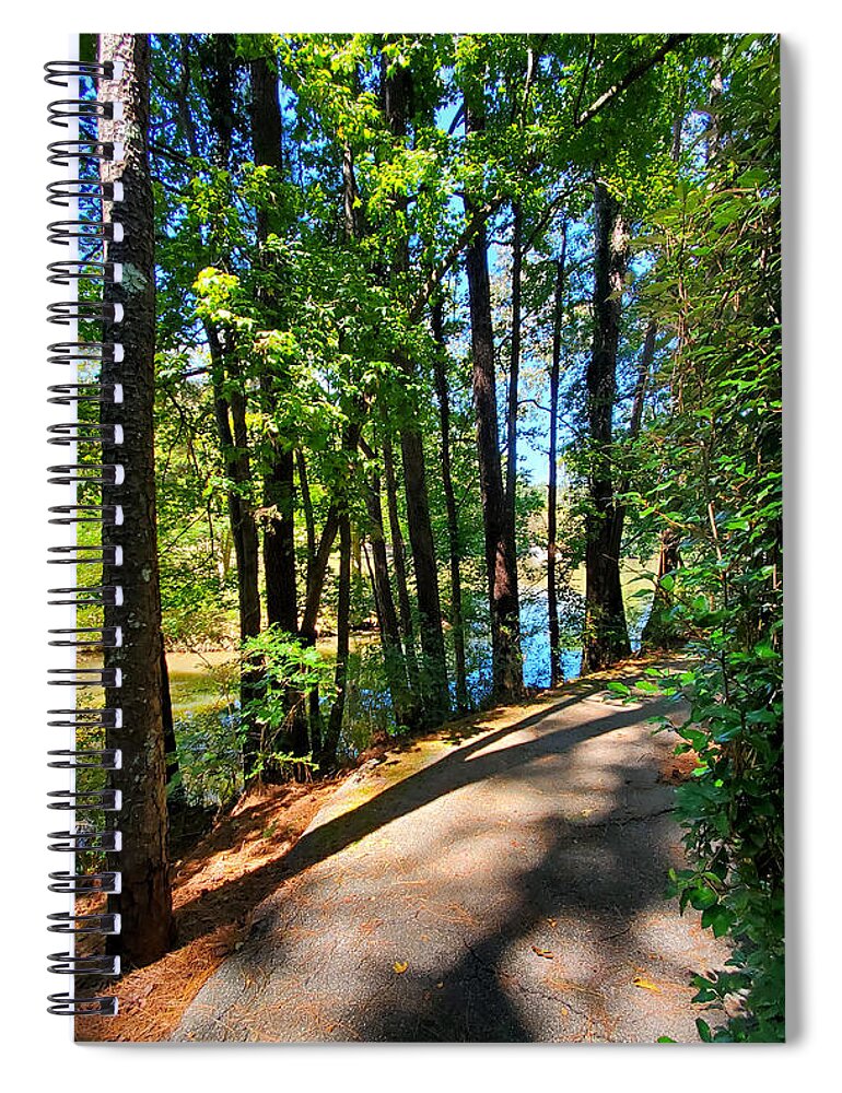  Georgetown Lake Park Hoover Alabama Spiral Notebook featuring the photograph Georgetown Lake Park #16 by Kenny Glover