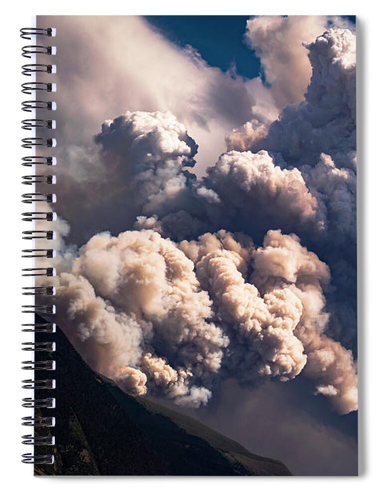 Wildfire Spiral Notebook featuring the photograph Colorado Wildfire Photography 20160715-142 by Rowan Lyford