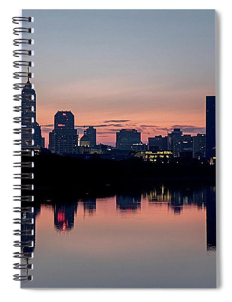 8289 Spiral Notebook featuring the photograph Indianapolis #18 by FineArtRoyal Joshua Mimbs