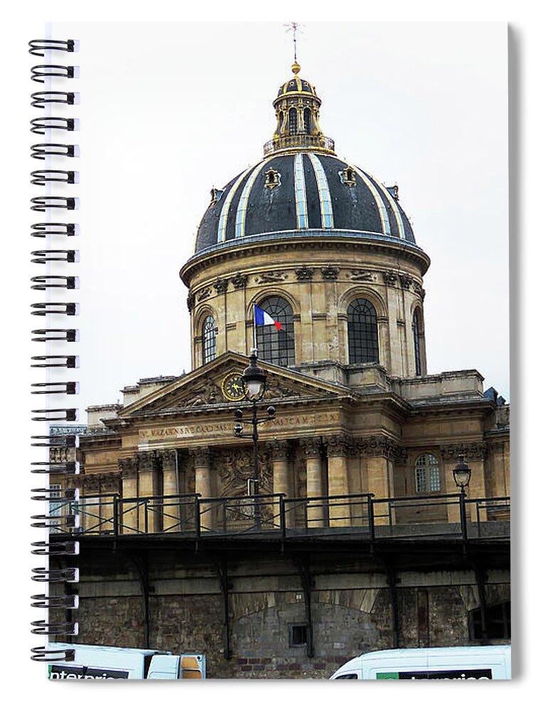Paris Spiral Notebook featuring the photograph Paris, France #18 by Steven Spak
