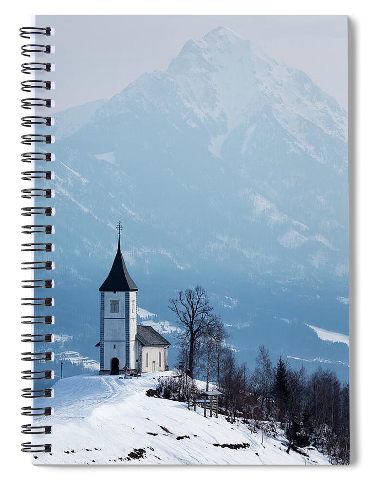 Jamnik Spiral Notebook featuring the photograph Jamnik church of Saints Primus and Felician #19 by Ian Middleton