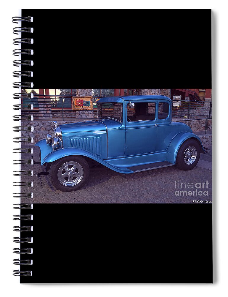 1931 Ford Spiral Notebook featuring the photograph 1931 Ford Model A by PROMedias US