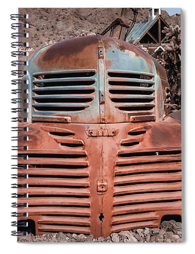 Arizona Spiral Notebook featuring the photograph 1943 Chevy truck by Darrell Foster