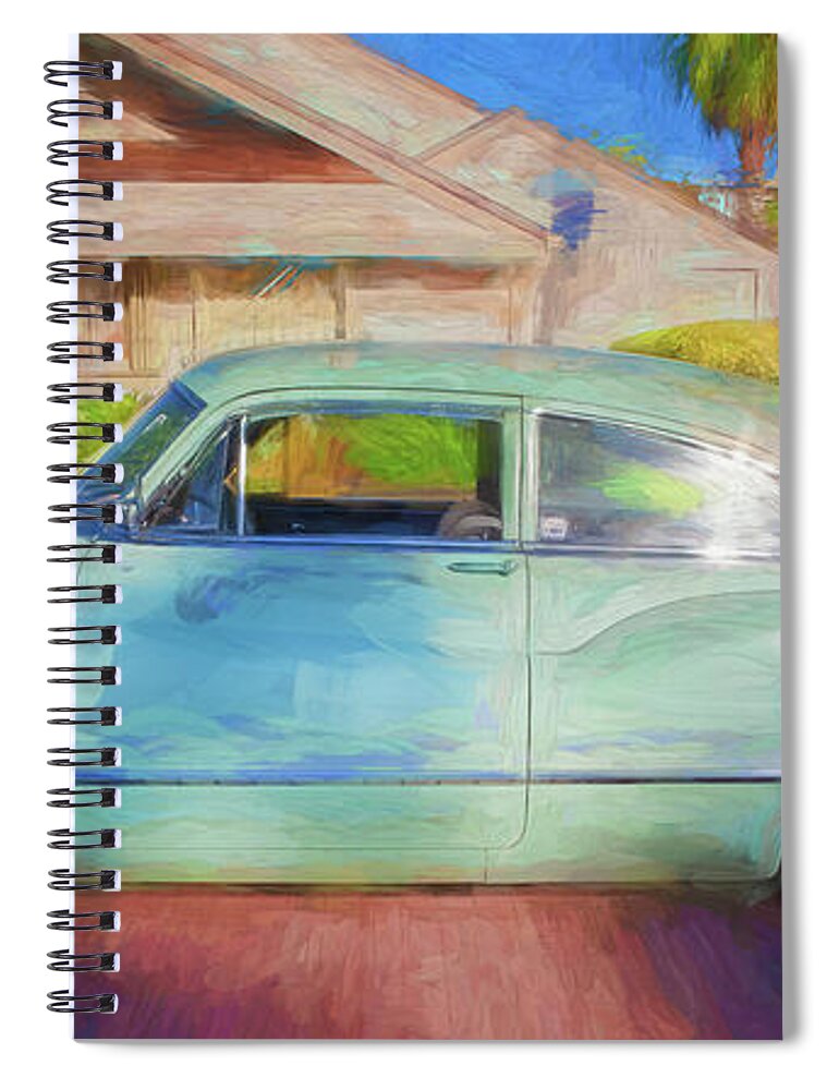 1950 Buick Special Jetback Sedanet Spiral Notebook featuring the photograph 1950 Buick Super Jetback Sedanet - Model 56S X105 by Rich Franco