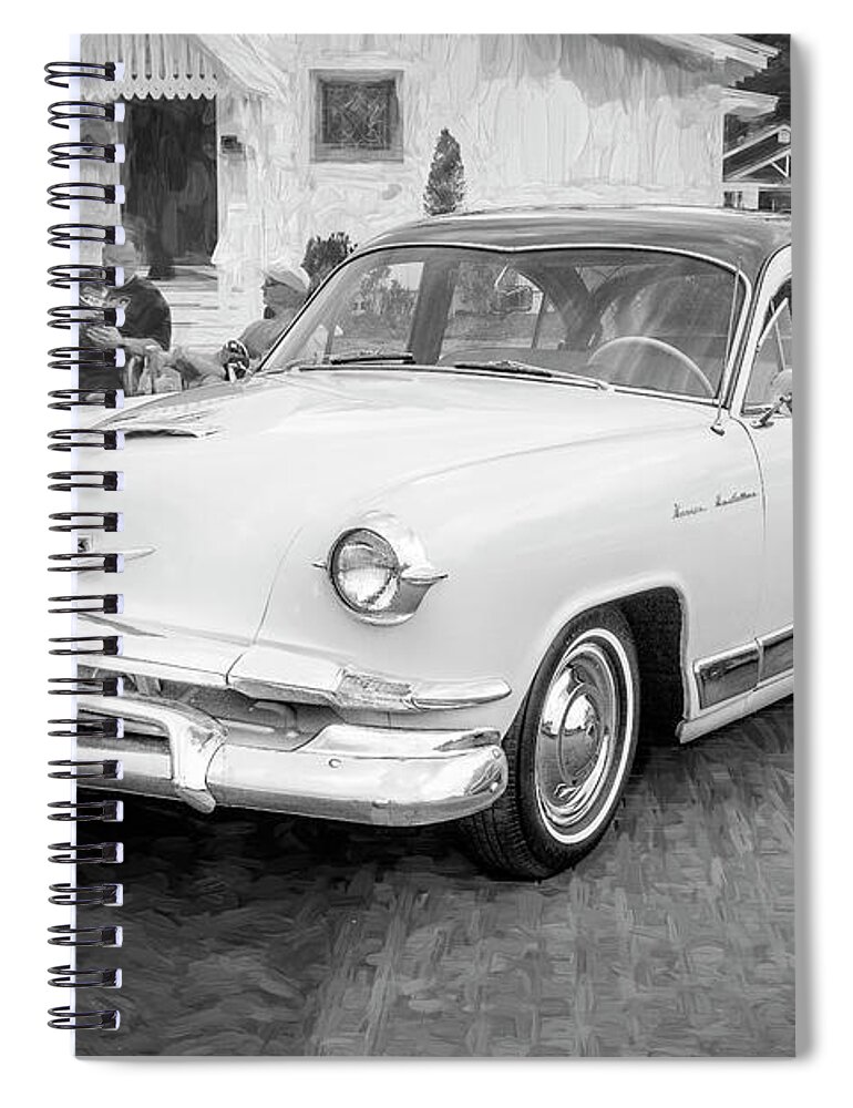 1953 Kaiser Manhattan Spiral Notebook featuring the photograph 1953 Kaiser Manhattan X102 by Rich Franco