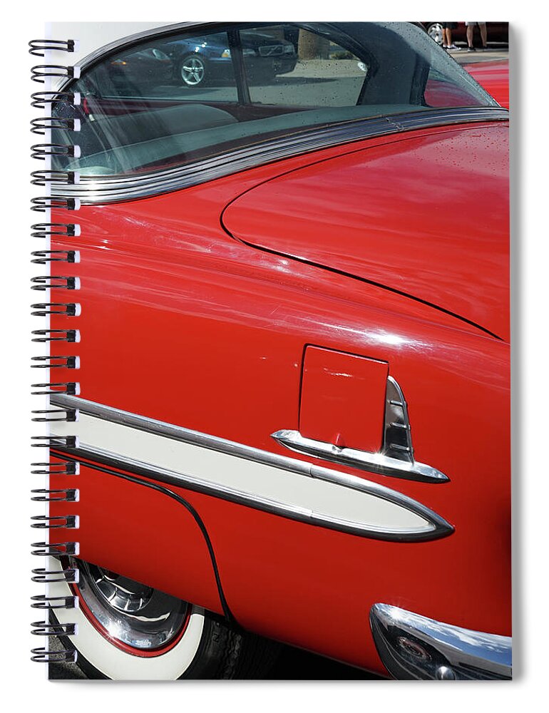 Bel Spiral Notebook featuring the photograph 1955 Bel Air by Matthew Bamberg