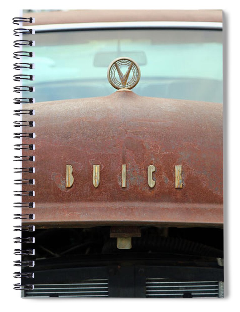1955 Spiral Notebook featuring the photograph 1955 Buick Roadmaster 8842 by Jack Schultz