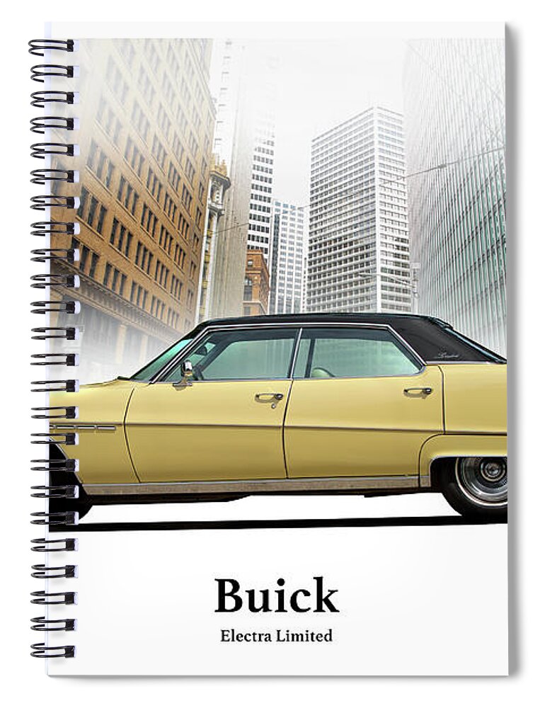 1970 Buick Electra Limited Spiral Notebook featuring the photograph 1970 Buick Electra Limited by Dave Koontz